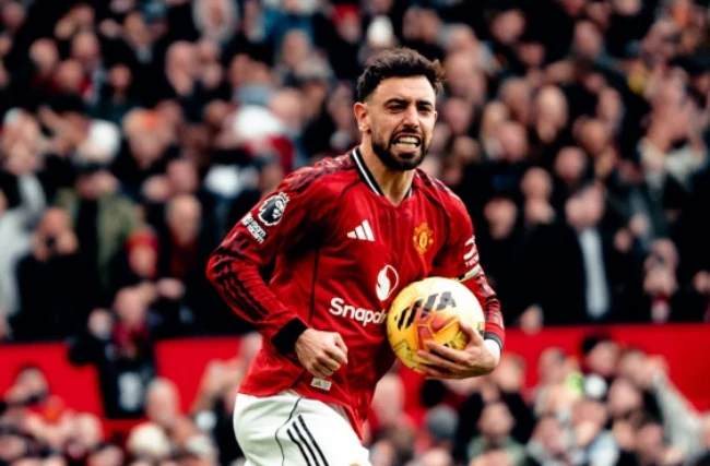 Bruno Fernandes đang đứng trước cơ hội lịch sử tại Ngoại hạng Anh.