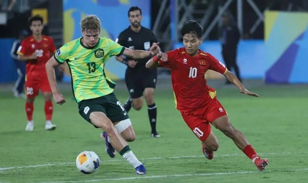 U17 Việt Nam lép vế hoàn toàn so với U17 Australia.