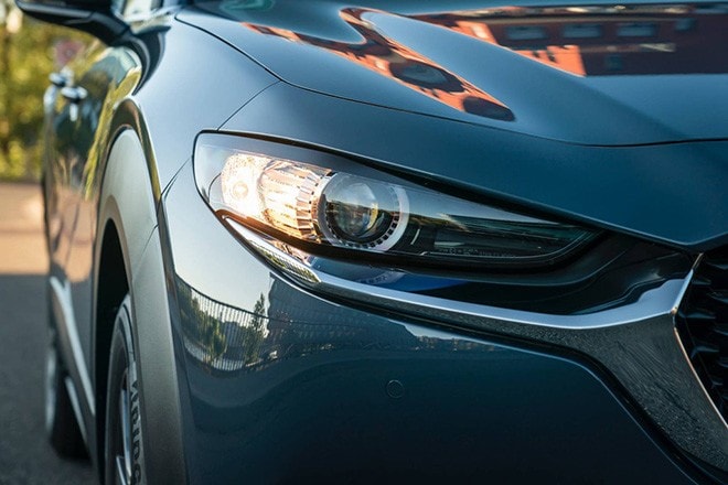 Thân xe Mazda CX-30 với các đường nét tinh tế