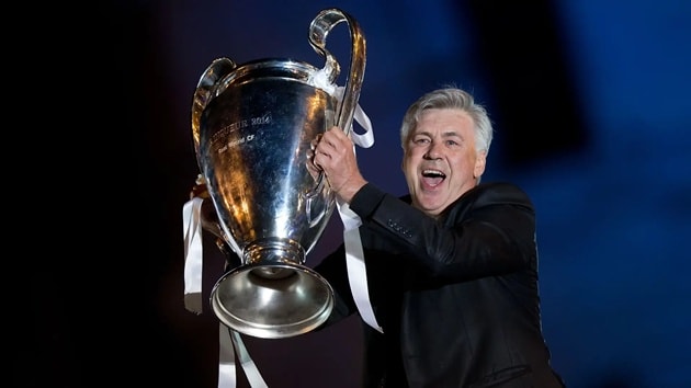 Carlo Ancelotti là một trong những huấn luyện viên giàu thành tích nhất châu Âu.