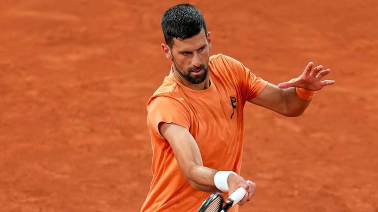 Djokovic chuẩn bị tham dự Roland Garros 2026