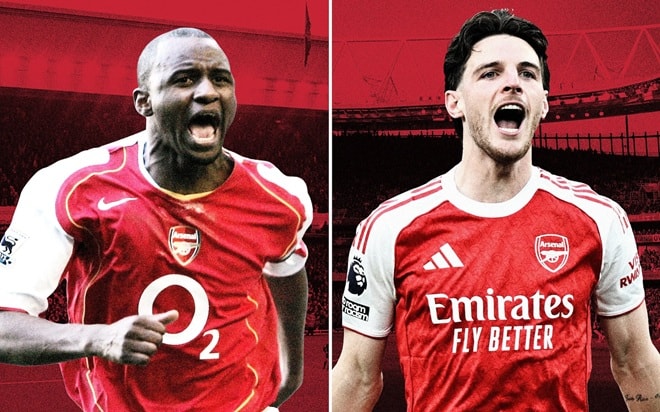 Cặp tiền vệ trung tâm đẳng cấp của Arsenal.