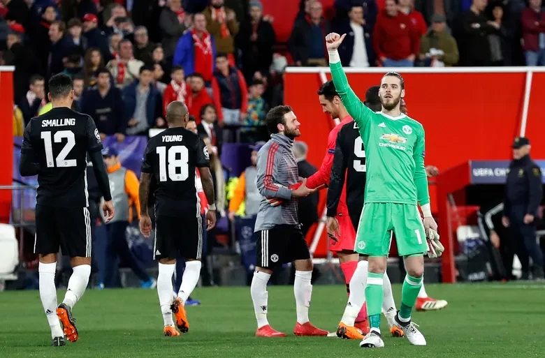 De Gea thực hiện những pha cứu thua không tưởng tại đấu trường châu Âu.