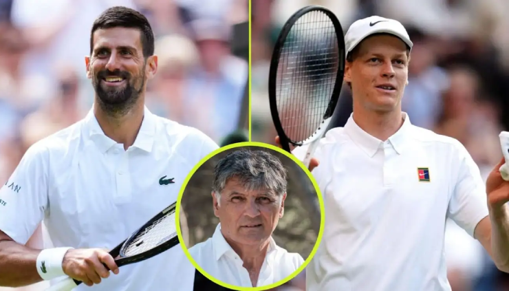 Novak Djokovic thi đấu trên mặt sân đất nện Roland Garros.