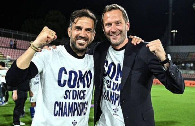 Cesc Fabregas và hành trình đưa Como từ đội bóng nhỏ vươn ra đấu trường châu lục.