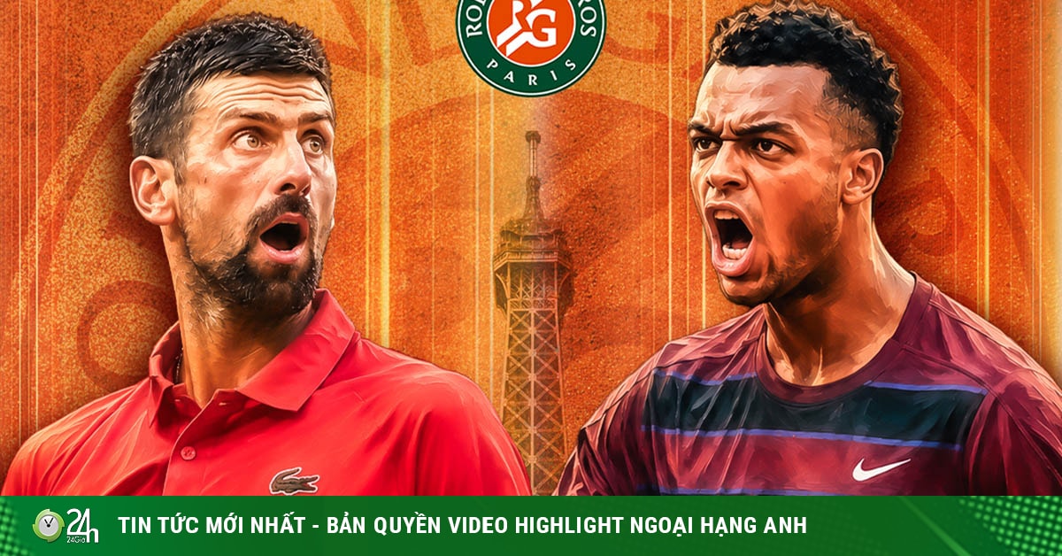 Novak Djokovic đối đầu Giovanni Mpetshi Perricard tại Roland Garros