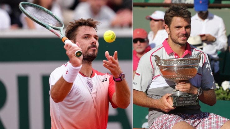 Stan Wawrinka trong trận đấu tại Roland Garros