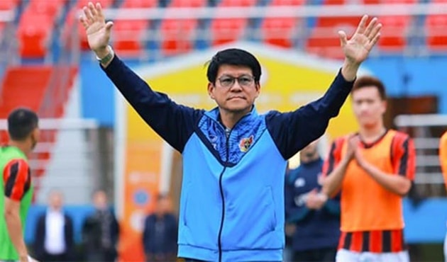 Ông Vũ Tiến Thành từng dẫn dắt Ninh Bình ở mùa giải này.