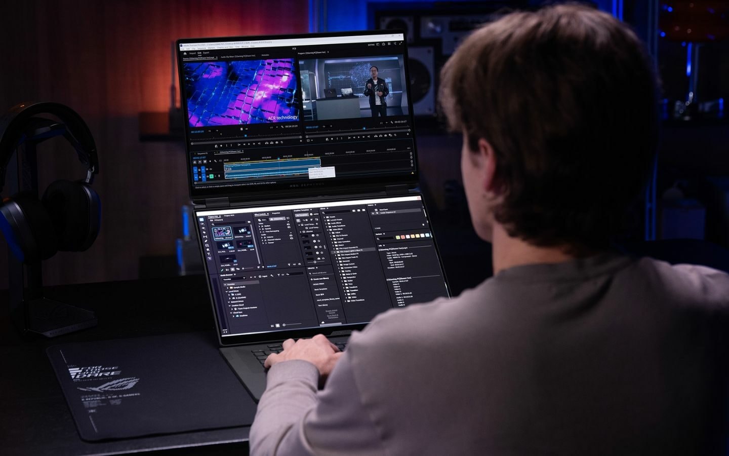 Màn hình OLED 3K trên ROG Zephyrus Duo