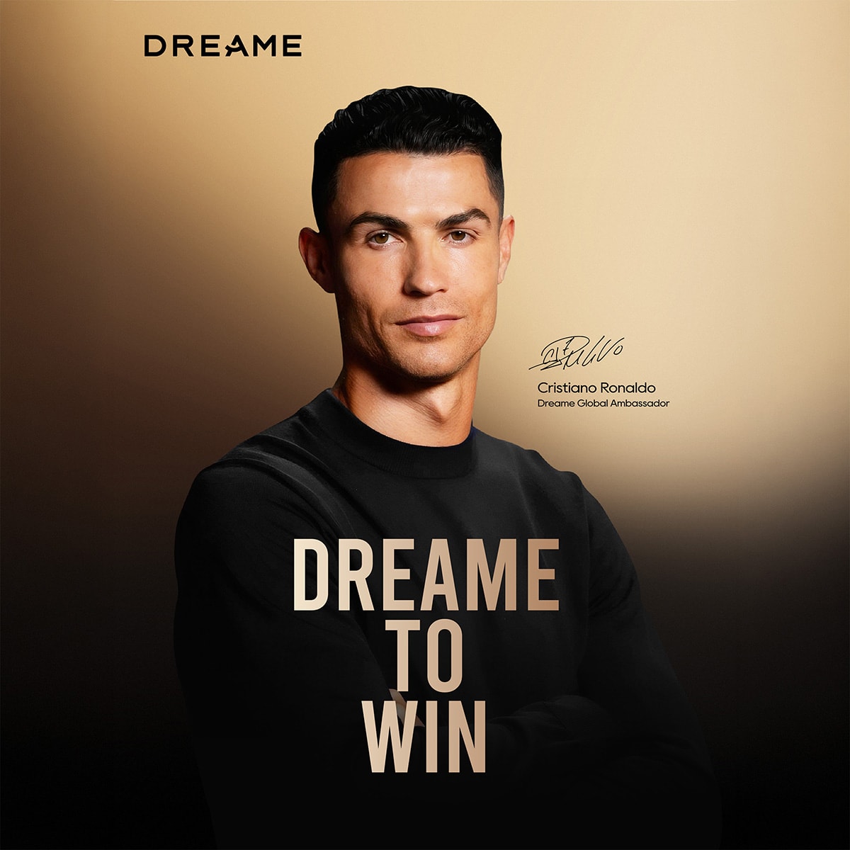 Cristiano Ronaldo trong buổi công bố Đại sứ Thương hiệu toàn cầu của Dreame