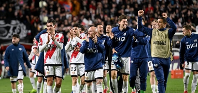 Rayo Vallecano gây ấn tượng tại châu Âu mùa giải năm nay.