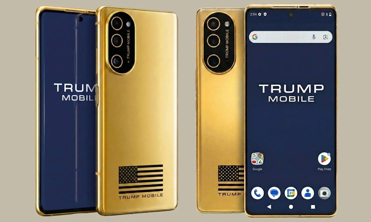 Trump Mobile T1 có thiết kế khá ấn tượng
