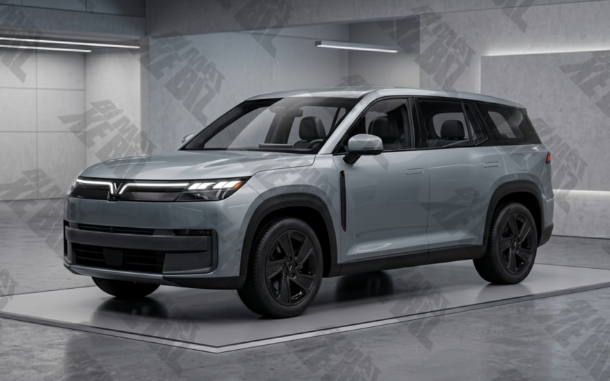 Bản vẽ kiểu dáng mẫu SUV điện mới của VinFast