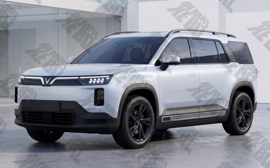 Mẫu SUV điện VinFast thiết kế vuông vức hầm hố