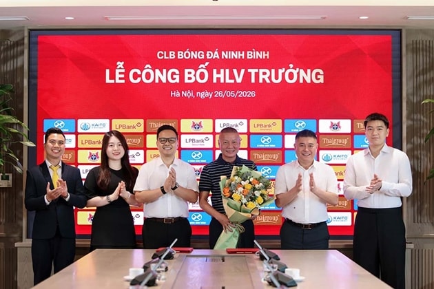 Ninh Bình đặt niềm tin vào lộ trình dài hạn cùng HLV Chu Đình Nghiêm đến năm 2029.
