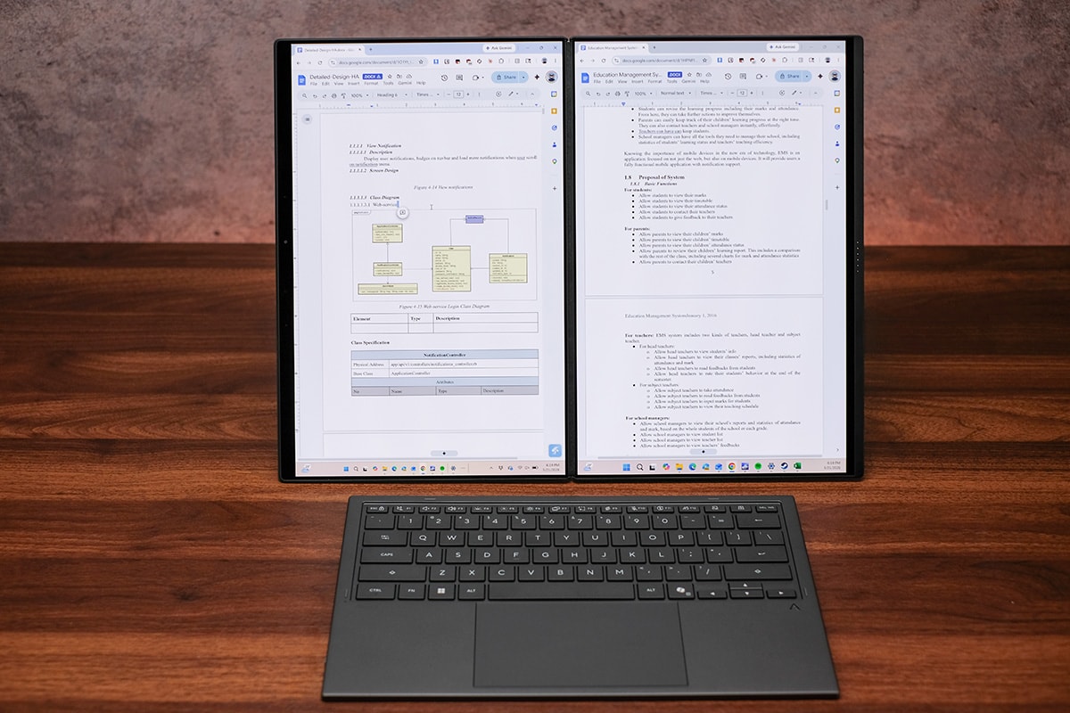 Màn hình OLED 3K chất lượng cao trên ASUS Zenbook DUO 2026