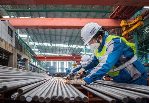 Sản xuất thép tại Trung Quốc