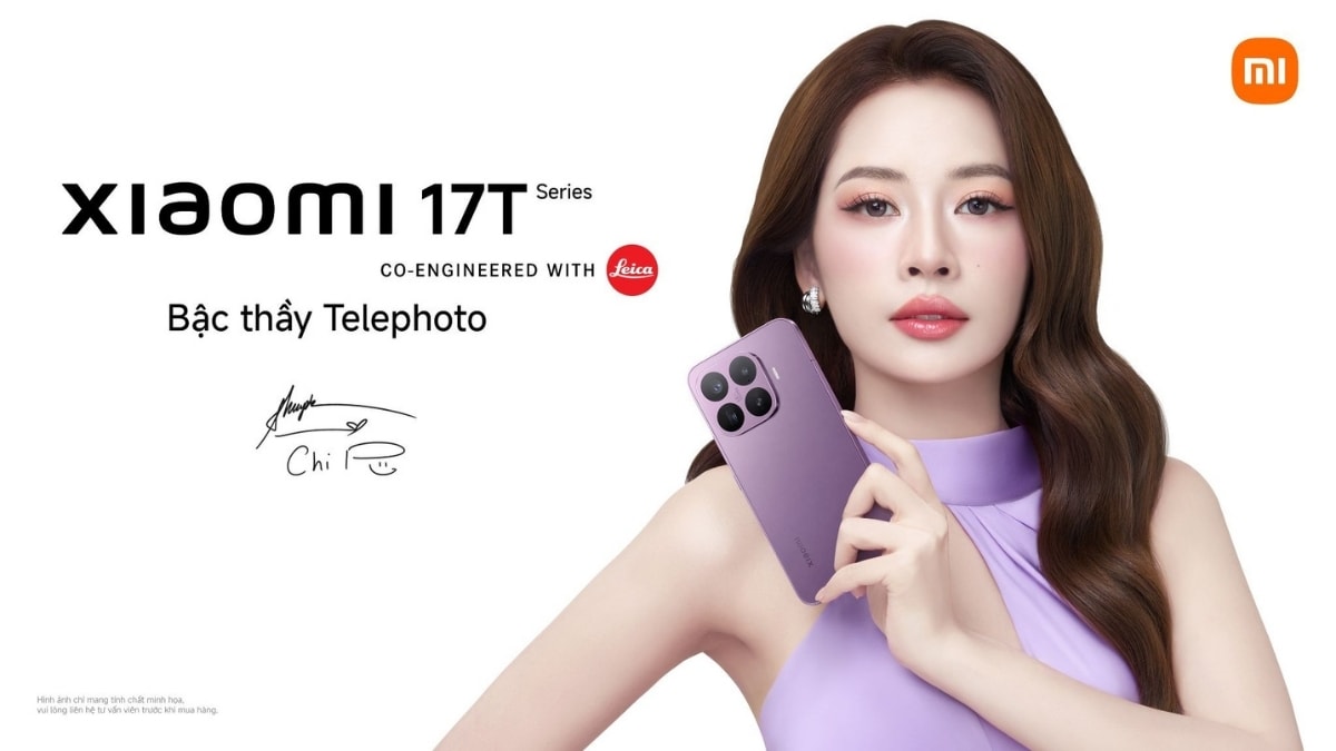 Đại sứ thương hiệu Chi Pu tại sự kiện ra mắt Xiaomi 17T Series