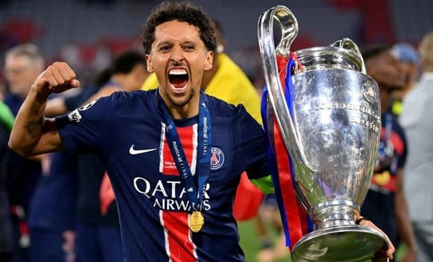 PSG giành chức vô địch Champions League mùa giải năm ngoái.