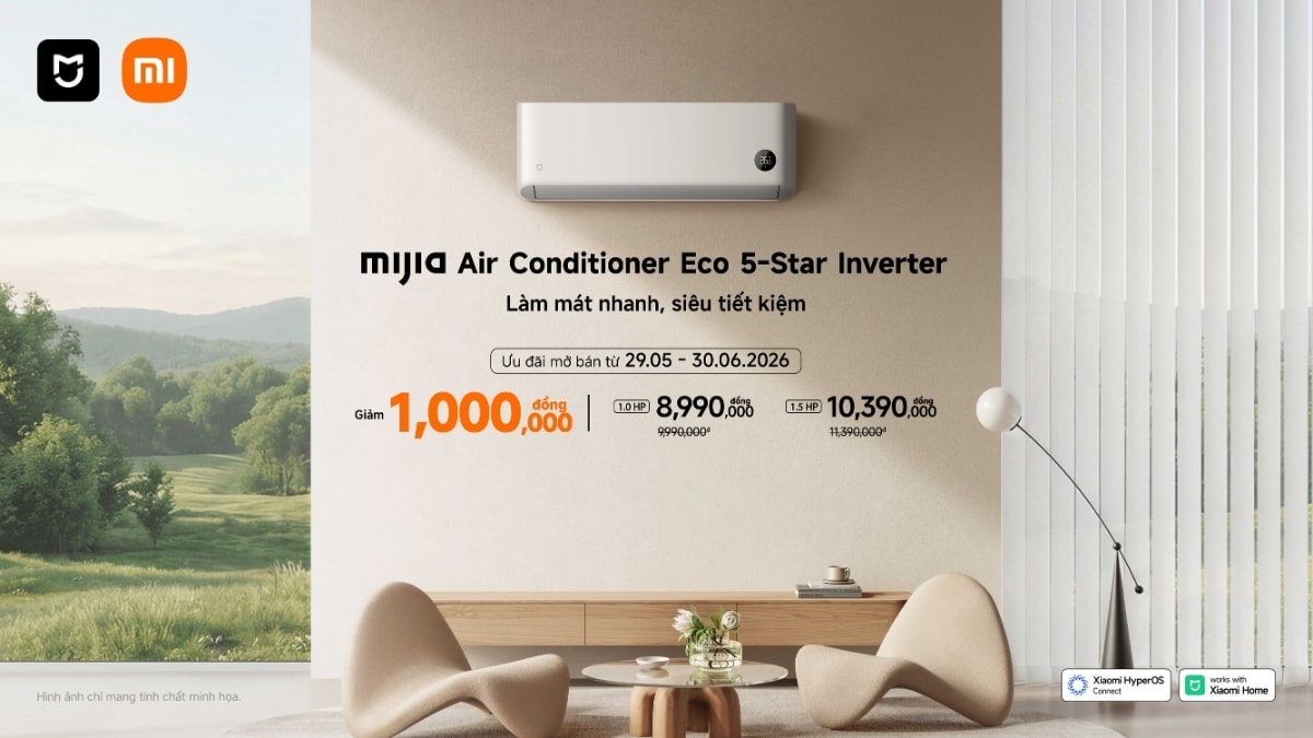 Điều hòa thông minh Mijia Inverter Eco 5-Star