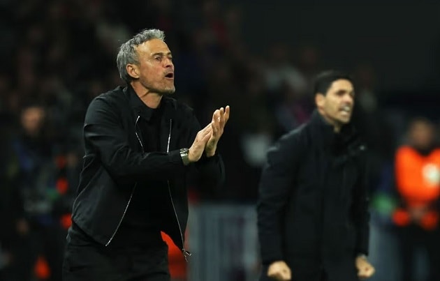 Các cầu thủ PSG tập luyện chuẩn bị cho trận chung kết Champions League với Arsenal.