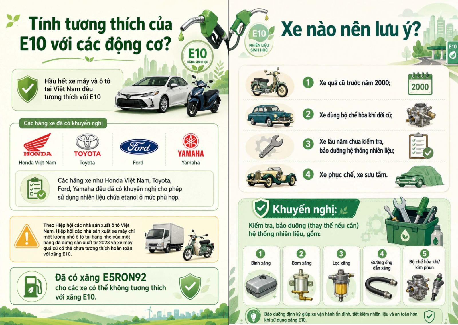 Trang 4 cẩm nang xăng E10