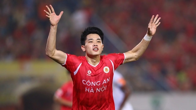 Nguyễn Đình Bắc thi đấu ấn tượng trong màu áo CLB Công an Hà Nội