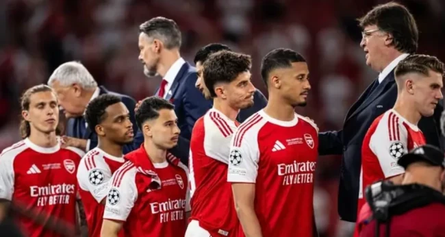 Arsenal về nhì sau PSG tại Champions League mùa giải 2025/2026.