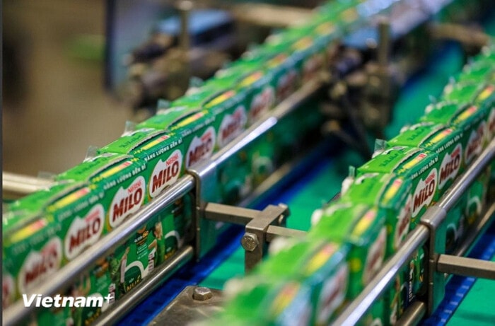 Dây chuyền sản xuất hiện đại giúp đa dạng hóa sản phẩm sữa