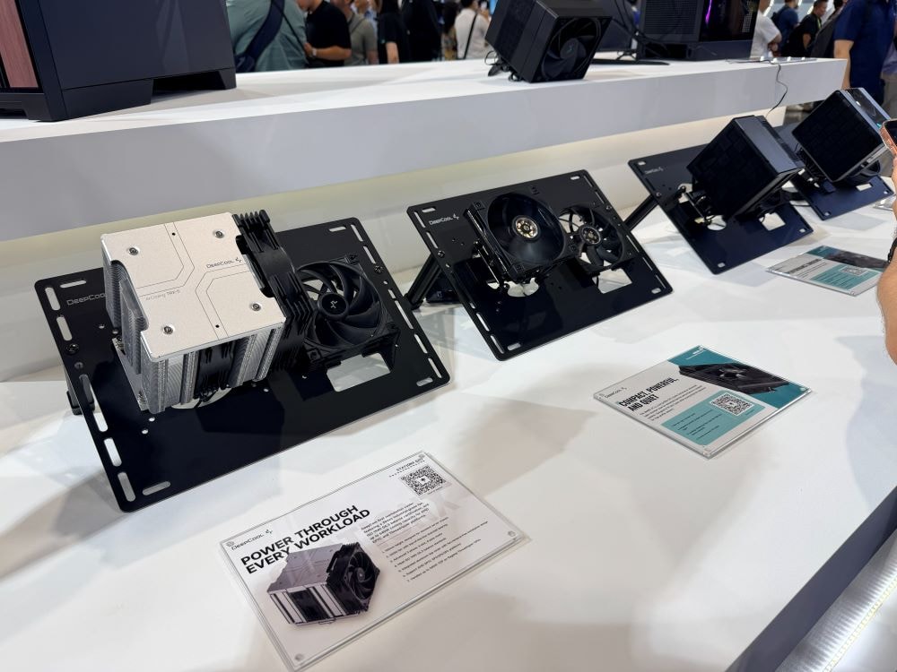 Gian hàng DeepCool tại sự kiện công nghệ Đài Bắc
