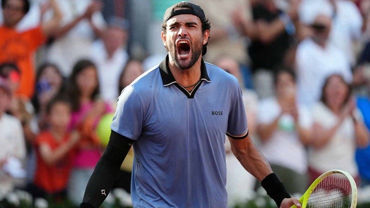 Berrettini trở thành tay vợt có thứ hạng thấp nhất lọt vào tứ kết Roland Garros kể từ năm 2007