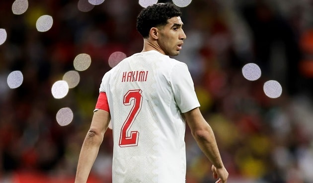 Achraf Hakimi là nhân tố quan trọng nhất trong sơ đồ chiến thuật của đội tuyển Morocco.