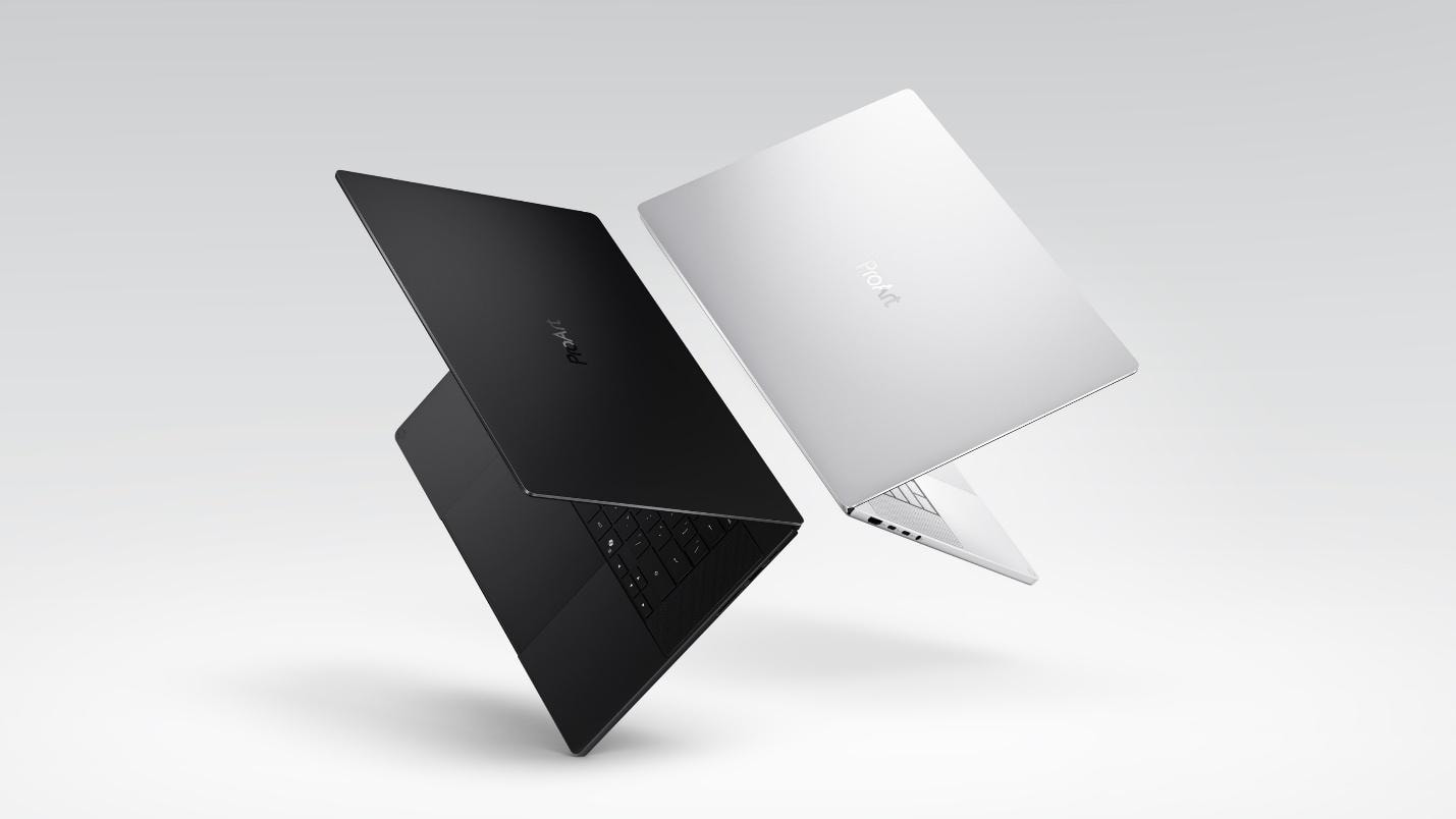 Thiết kế mỏng nhẹ của laptop ASUS ProArt P16 và P14
