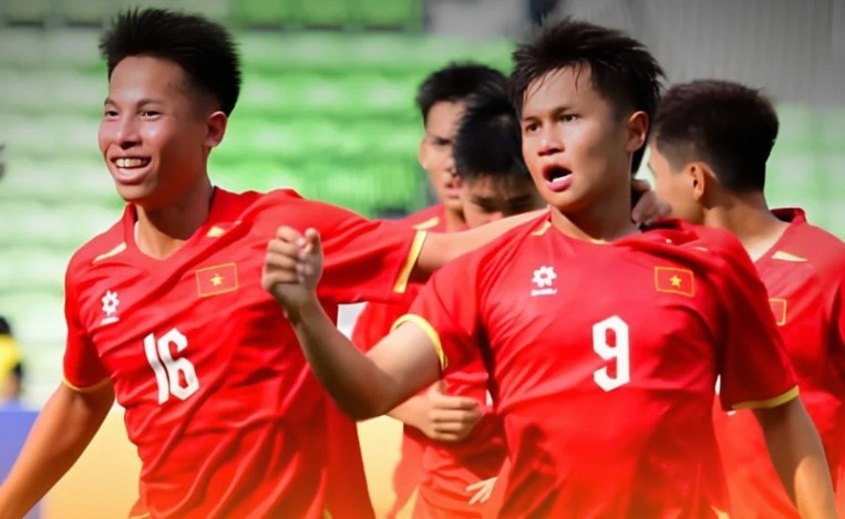 U19 Việt Nam thể hiện sức mạnh áp đảo trong trận thắng 5-0 trước U19 Myanmar tại giải U19 Đông Nam Á 2026.
