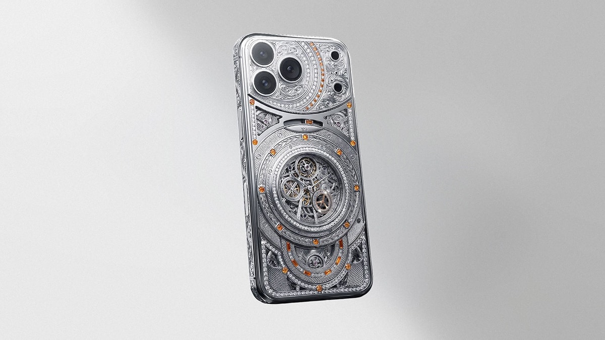 Phiên bản iPhone 17 Pro Max Portugieser gắn đồng hồ IWC