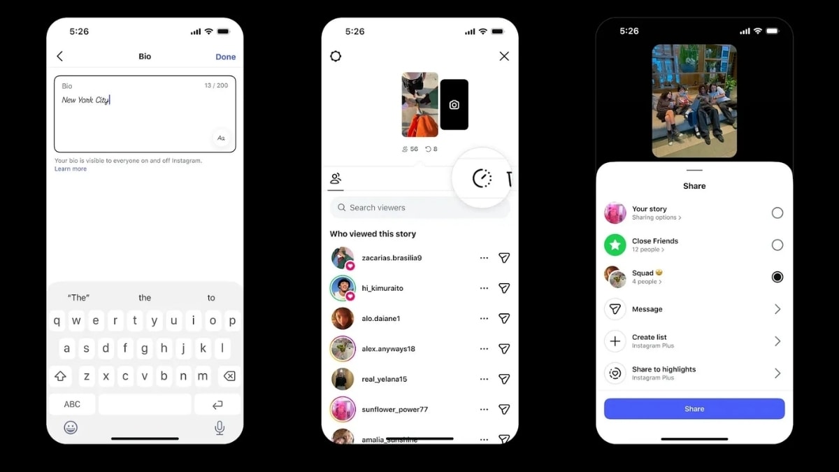 Giao diện tính năng Story Spotlight hỗ trợ tăng tương tác trên Instagram