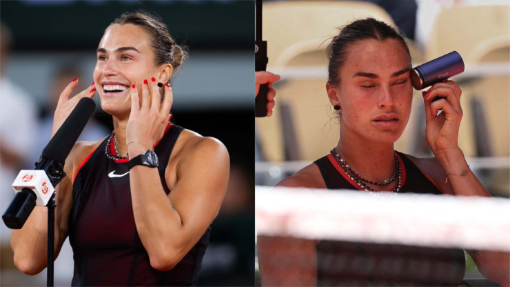 Aryna Sabalenka và bộ trang sức kim cương đắt giá tại Roland Garros