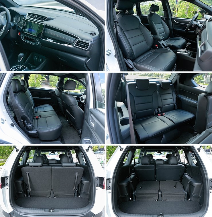 Không gian nội thất 7 chỗ ngồi trên Honda BR-V