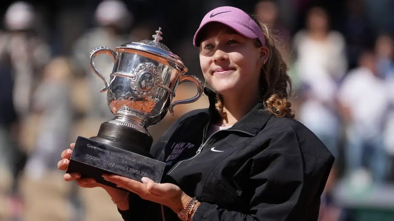 Mirra Andreeva, nhà vô địch Grand Slam đầu tiên sinh từ năm 2005 trở đi