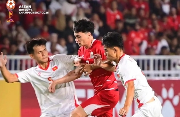 U19 Indonesia giành chiến thắng sát nút trước U19 Việt Nam tại giải U19 Đông Nam Á