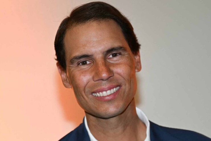Huyền thoại quần vợt Rafael Nadal trong một sự kiện cộng đồng