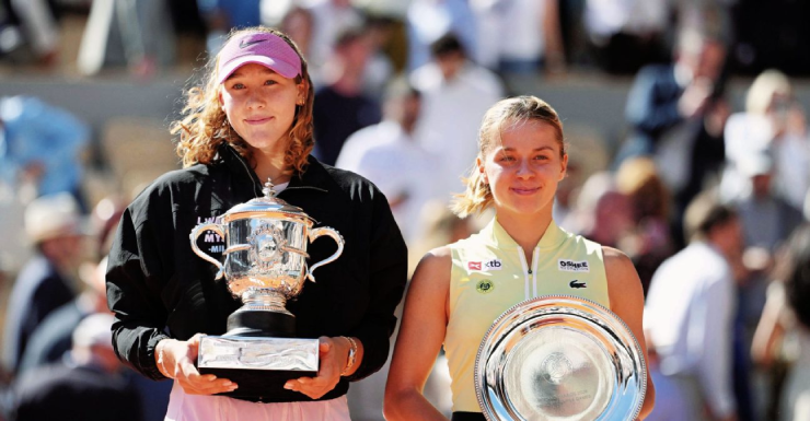 Tân vương Mirra Andreeva và á quân Maja Chwalinska có sự thăng tiến vượt bậc trên bảng xếp hạng WTA