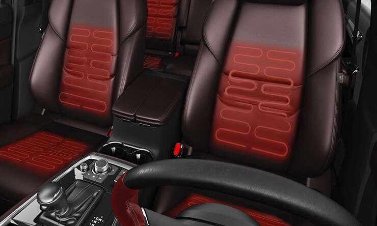 Không gian hàng ghế sau của Mazda CX-8