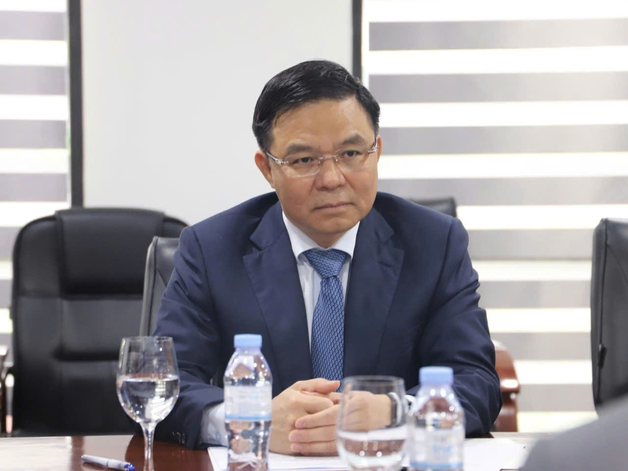 Bộ trưởng Bộ Công Thương Lê Mạnh Hùng chủ trì buổi làm việc cùng lãnh đạo Tập đoàn Murphy Oil.