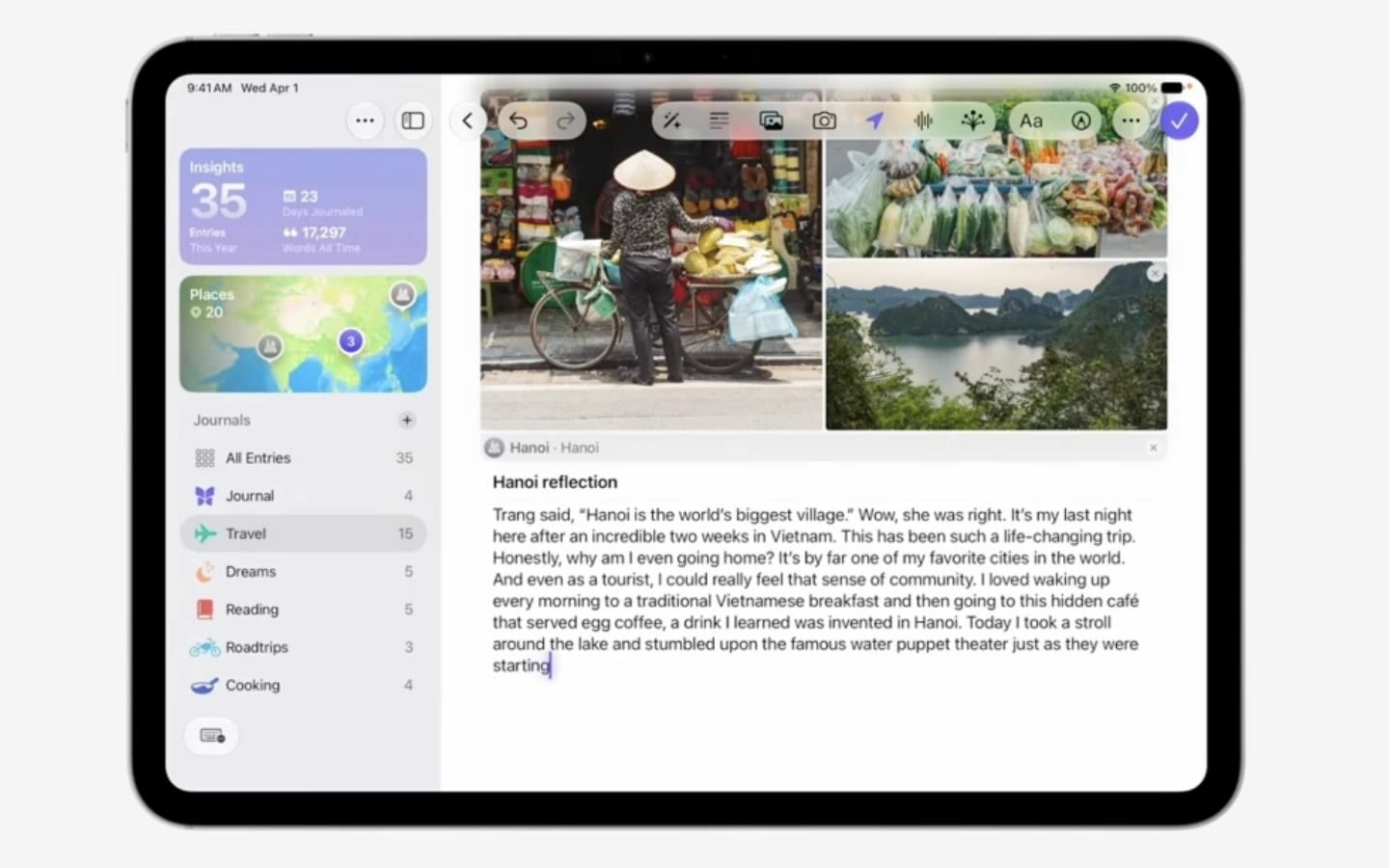 Hình ảnh Hà Nội và tính năng ghi chép bằng giọng nói tại WWDC 2026