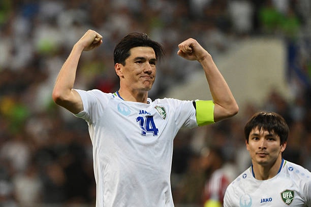 Eldor Shomurodov là nhân tố then chốt trong hành trình tìm kiếm tấm vé đi tiếp của Uzbekistan.