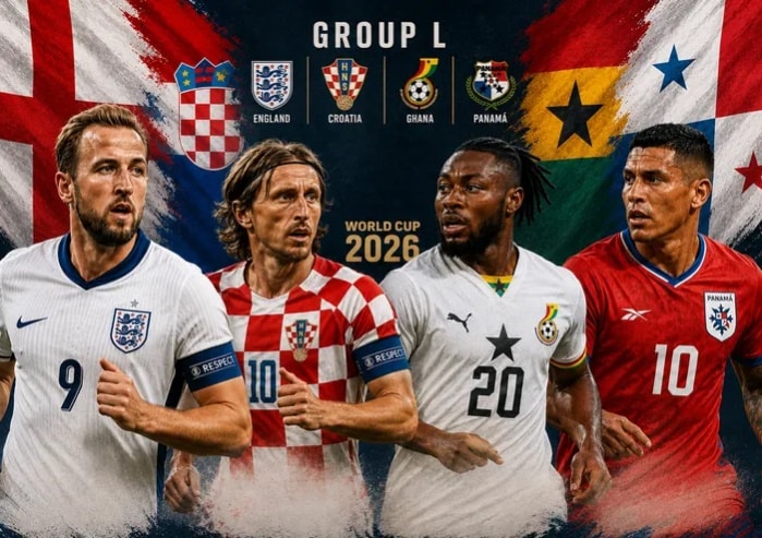 Bảng L World Cup 2026 hứa hẹn những diễn biến hấp dẫn với sự góp mặt của Anh và Croatia.