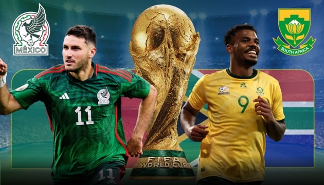 Mexico vs Nam Phi khai màn World Cup 2026.