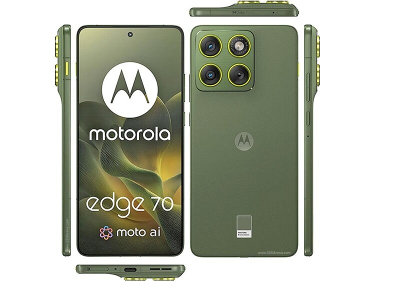 Điện thoại Motorola Edge 70 tầm trung với cấu hình ổn định