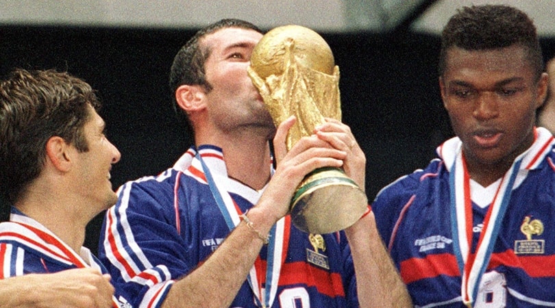 Zinedine Zidane vô địch 1998